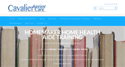 Desktop Screenshot of cavalierseniorcare.com